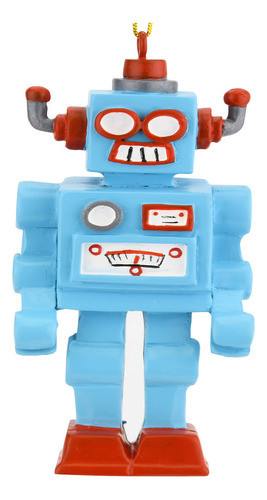 Rbol Buddees Retro Toy Robot Unique Christmas Ornamento 1