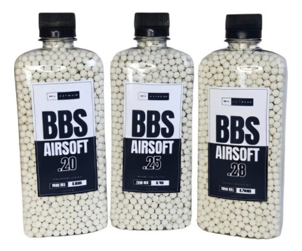 Combo Balines Bbs Airsoft 6mm 0.25 Mfv Outdoor 5600 1,4kg 1 Combo Balines Bbs Airsoft 6mm 0.25 Mfv Outdoor 5600 1,4kg 1