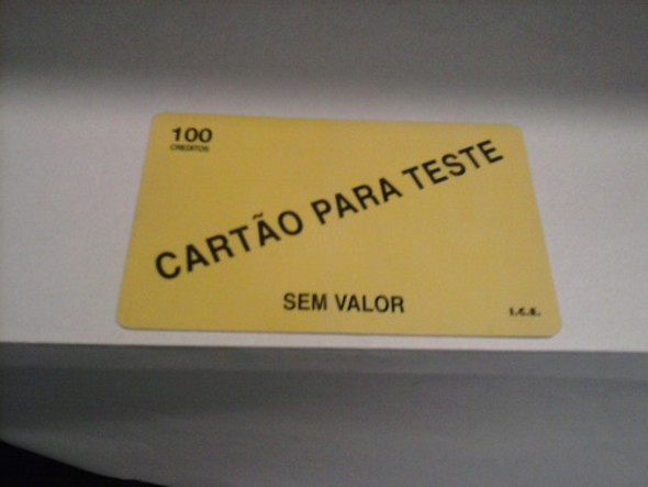 Cartão Para Teste - Ice - 100 Créditos - Amarelo 01 0