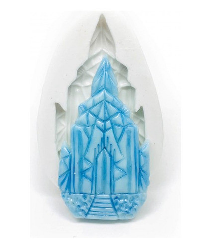 Molde De Silicone Castelo Da Frozen 0