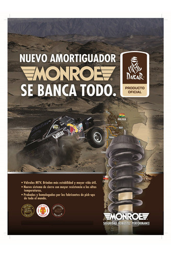 Par Amortiguadores Delanteros Dakar Ford Ranger T6 2013 1