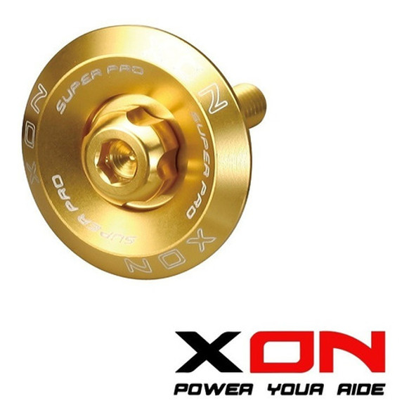 Tapa Juego De Direccion Horquilla Xon Aluminio 1 1/8 -dorado 1