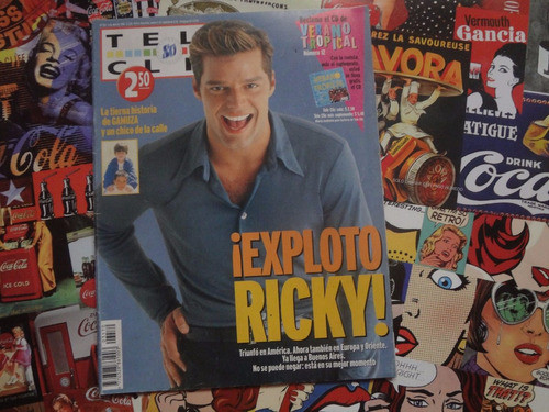 Revista Tele Clic Ricky Martin Sabatini Juan Castro Xuxa 0