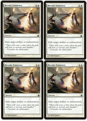 Cartas Magic Revoke Existence X4 Bog Mtg Bsas Playset 0