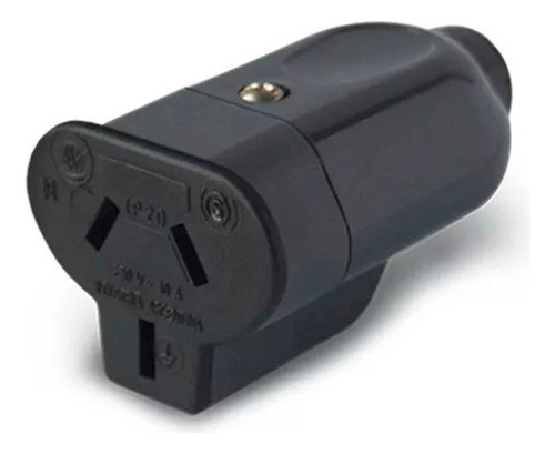 Ficha Hembra Bipolar Blanco Kh 10a Kalop Electro Medina 0