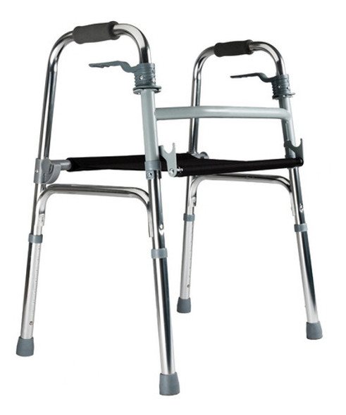 Andador Ortopedico Aluminio Plegable Con Asiento Enrollable 0 Andador Ortopedico Aluminio Plegable Con Asiento Enrollable 0