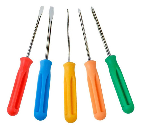 Kit Set 5 Destornillador Basico Presicion Reparacion 0