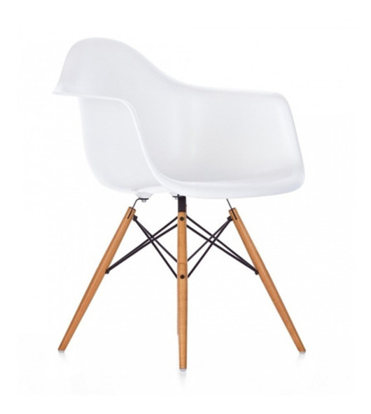 Juego De Dos Sillas Eames Con Posabrazo Living Comedor Cocin 0