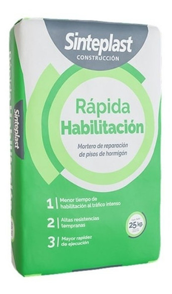 Mortero Reparador Rápida Habilitación Alta Resistencia Piso 0