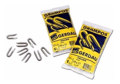 Grampo Polido P/ Cerca Arame Farpado 19x11 1kg Gerdau 1