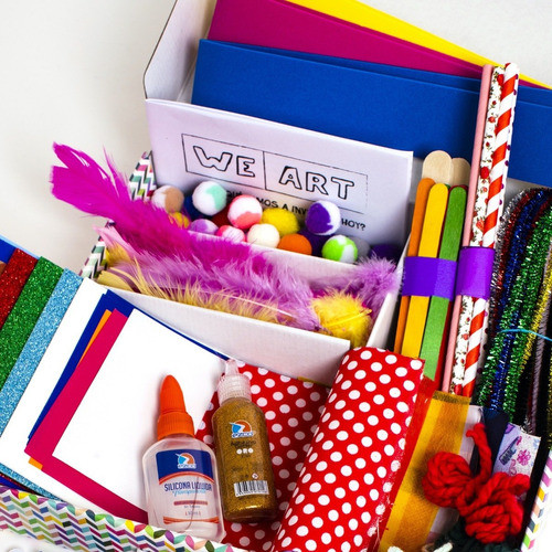 Kit De Manualidades Para Niños - Caja Mediana - We Art 1