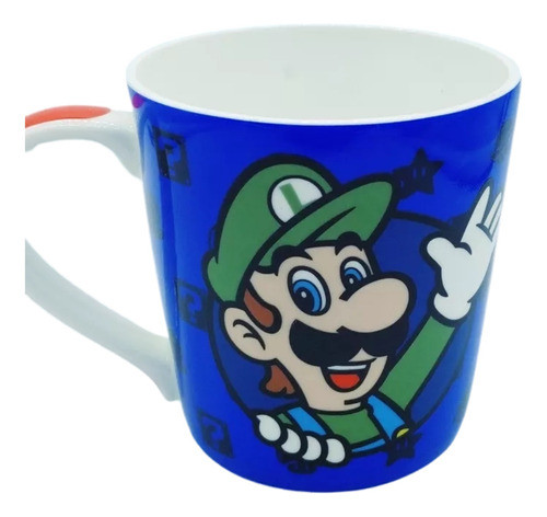 Caneca Porcelana Super Mario E Luigi Zona Criativa 1