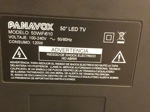 Driver Led Panavox: 50wifi610 1