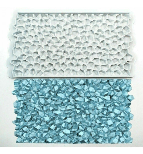 Molde De Silicone Textura Pedras Preciosas Diamantes 1