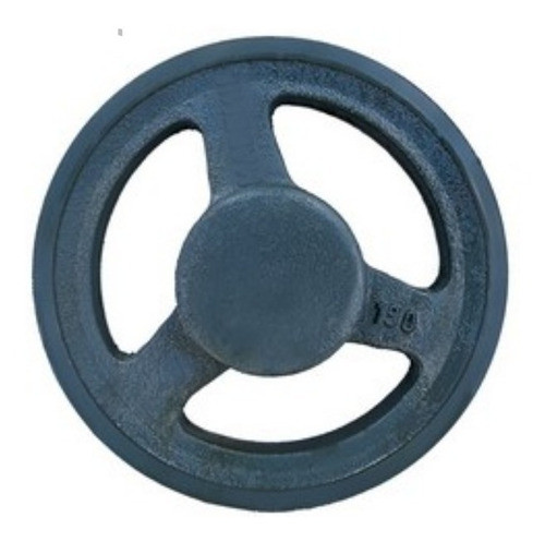 Polia De Ferro 1 Canal Tipo B 190mm - 190b1 Mademil Fundibel 1