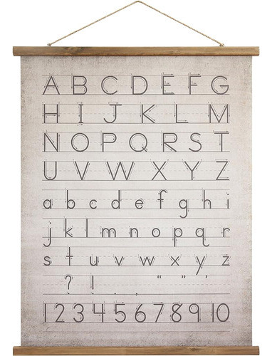 Alfabeto Cooperativo Creativo Y Decoración De Pared De Númer 0