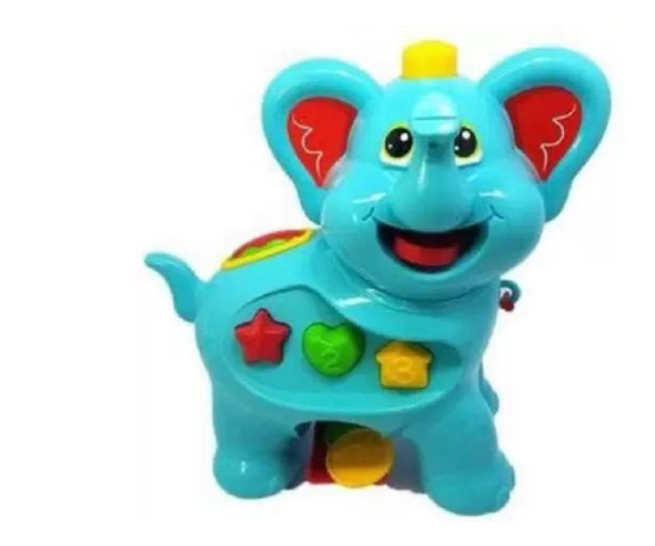 Aprende Elefante Glotón Arrastre Mercotoys - Espacio Regalos 0 Aprende Elefante Glotón Arrastre Mercotoys - Espacio Regalos 0