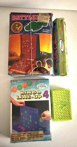 Vintage Lote X4 Juegos Colección Juguetes Bingo Cartas Batal 1