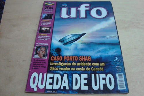 Revista Ufo / 138 / Caso Porto Canada Disco Voador Queda 0