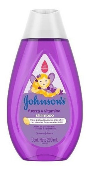 Shampoo Johnson & Johnson Fuerza Y Vitamina 200 Ml 0 Shampoo Johnson & Johnson Fuerza Y Vitamina 200 Ml 0