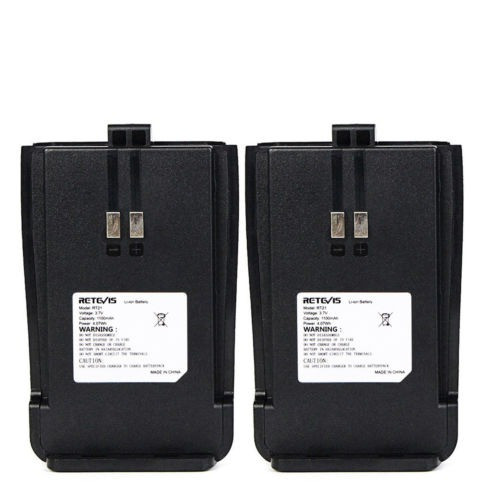 2pcs Original Li-ion Batería 3.7v 1100mah Para Radio De 2 Ví 0