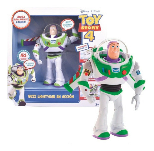 Figura Articulada De Accion Buzz Ligthyear Toy Story 4 0