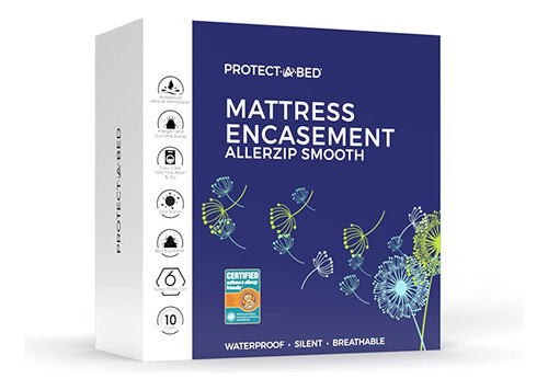 ~? Funda De Colchón Suave Allerzip Protect-a-bed, Queen 0