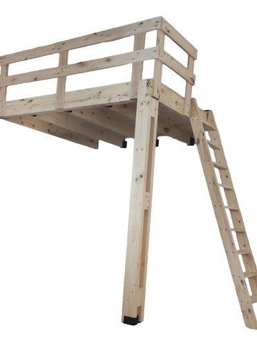 Entrepisos Pisos Con Escalera De Madera 0