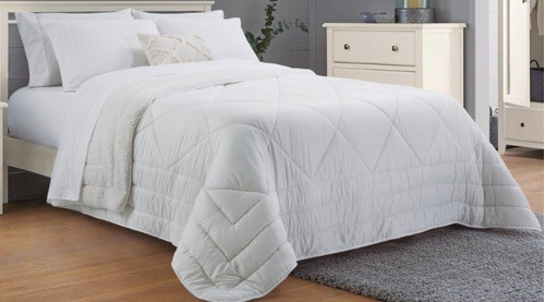 Acolchado  Duo  Reversible Tela Y Corderito 2 1/2 Pl 0