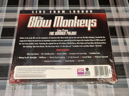 The Blow Monkeys - Live From London  - Cd Importado Nuevo 1