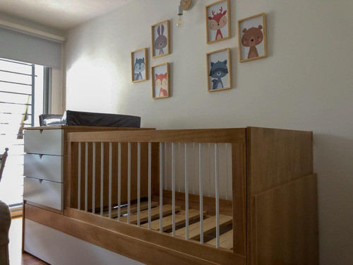 Cama Funcional En Madera Con Cajonera, Baúl Y Cama Marinera 0