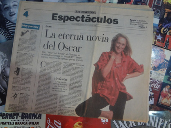 Espectaculos 1996 Meryl Streep Norberto Firpo Charly Garcia 0