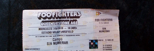 Entradas Foo Fighters Y Varias Rock Creamfields 0
