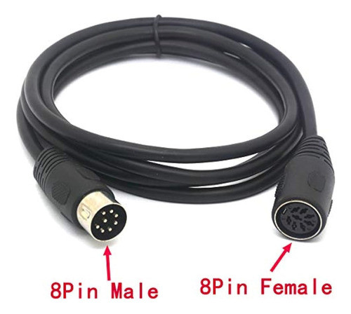 Piihusw Cable Midi Din De 8 Pines Macho A Hembra Cable Adapt 1