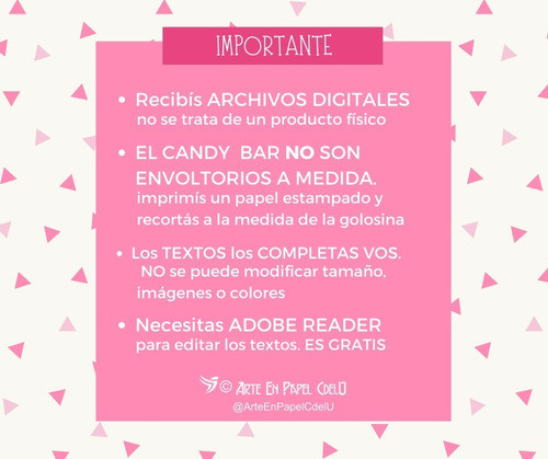 Kit Imprimible Decoración Candybar Vaca Lola Texto Editable 1