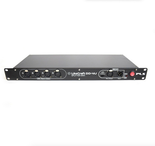 Splitter Dmx Pls 4 Canales Dd-4u Ampli Xlr 1 In 5 Out 512 C 1