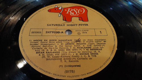 Fiebre Del Sabado Por La Noche Vinilo Doble Argentina 1977 1