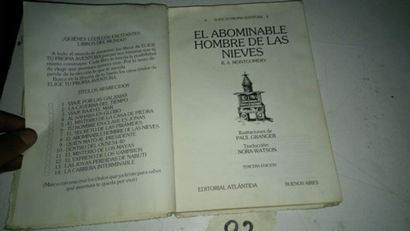 El Abominable Hombre De Las Nieves. R.a. Montgomery 1