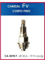 Repuesto Vastago Cabezal Para Griferia Fv Corto 2078 F 0