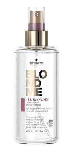 Schwarzkopf Acondicionador Spray Light Blondme X200ml 0