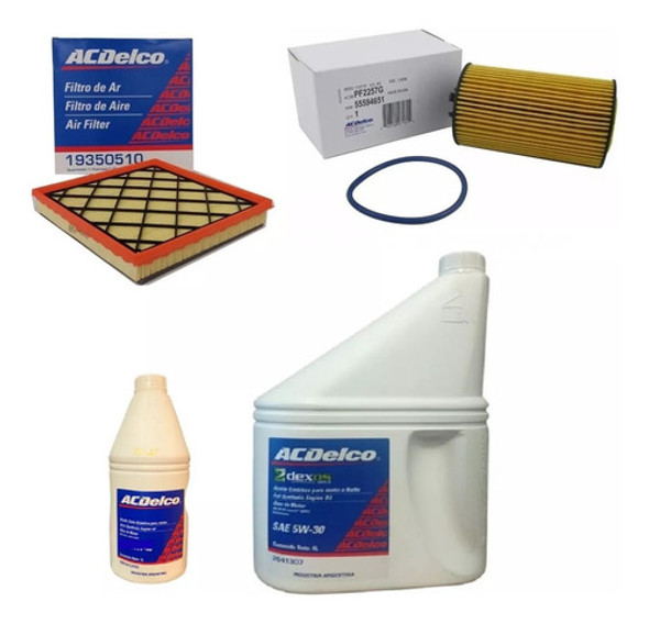 Filtro Aceite Chevrolet Sonic + Aceite Sintetico Acdelco 0 Filtro Aceite Chevrolet Sonic + Aceite Sintetico Acdelco 0