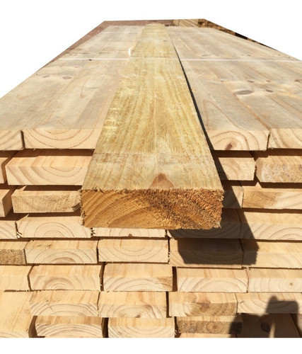 Tirante De Pino 2(5cm)x6(15cm)x3.30m (por Unidad) 0