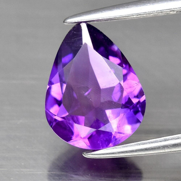 Amatista Purpura De Uruguay. 1,12 Cts. Gemasur 1