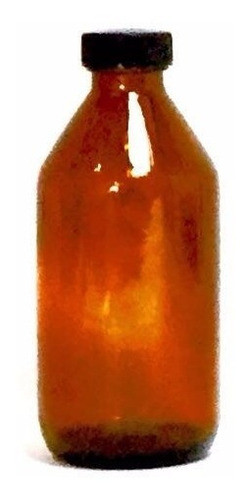 12 Frascos Vidrio Ambar 125cc C/t Plastica 0