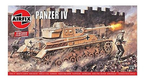 Airfix Panzer Iv F1 / F2 Tanque 1:76 Vintage Clásicos Kit De 0