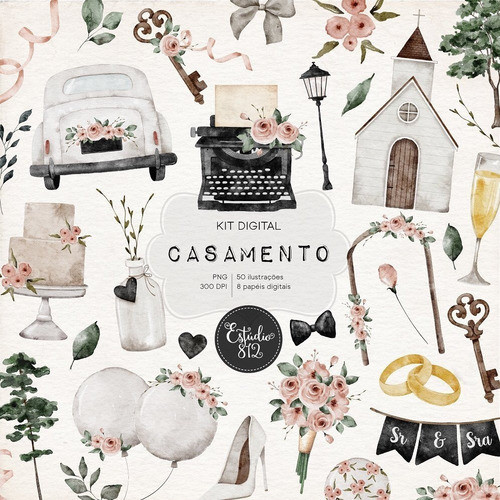 Kit Imagenes Png Cliparts Casamiento Esposa Esposo Est12 0
