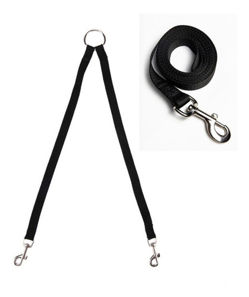 Correa Para Pasear Dos Perros Juntos (1.20 + Extensión) 0