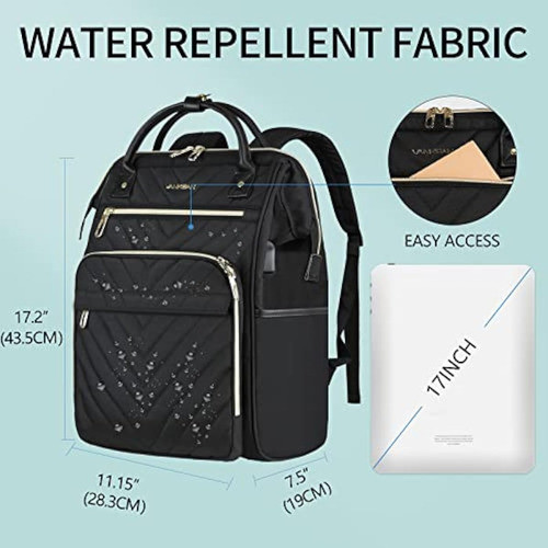 Vankean Mochila Para Laptop De 17 Pulgadas Para 1