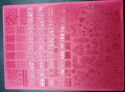 Placas De Stamping Para Uñas, Grande, Hermosotoque 1