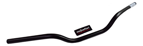 Manubrio Aluminio Anodizado Negro Universal  Bajo Motosfiori 0